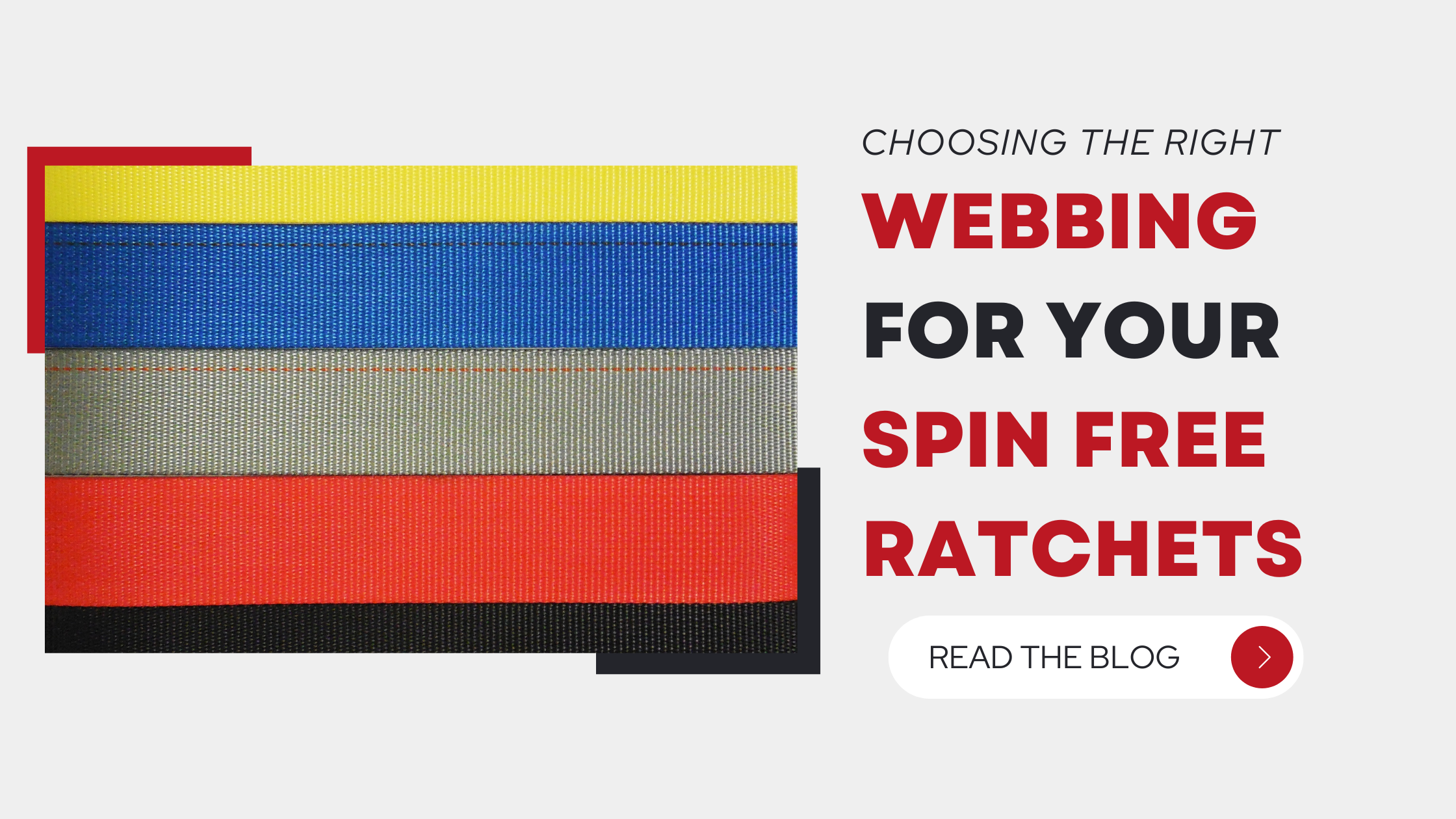 Choosing the Right Webbing for SPIN FREE Ratchets | USA Ratchet