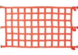 2" Cargo Net 41" x 80" with Cam Buckles & Spring E Fittings - Orange