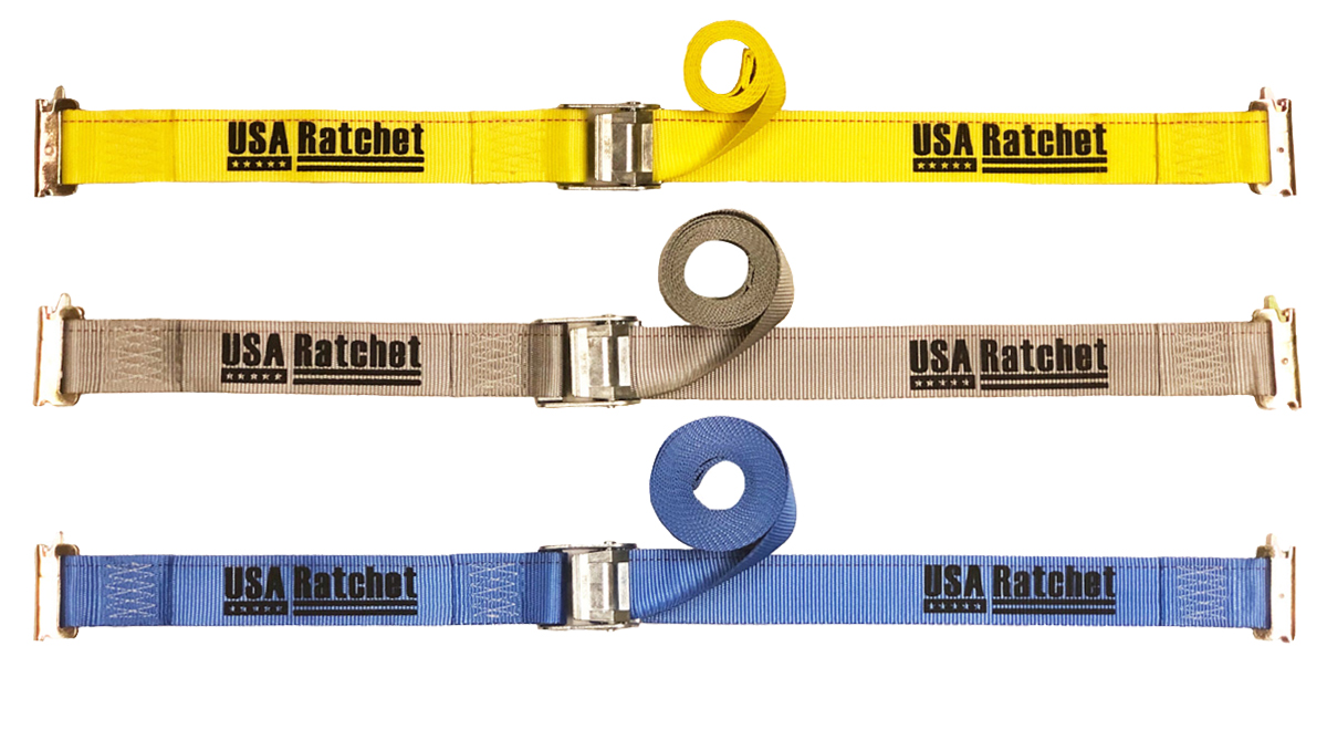 1 Cam Buckle Strap with S-Hooks and American Made Web