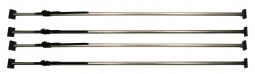 Steel Cargo Bar - Adjusts from 89" to 104" - 4 Pack