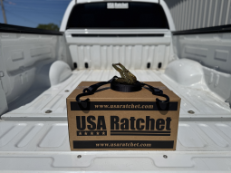 20 Pack -  1" x 20' Ratchet Strap with S-Hooks - Non Spin Free