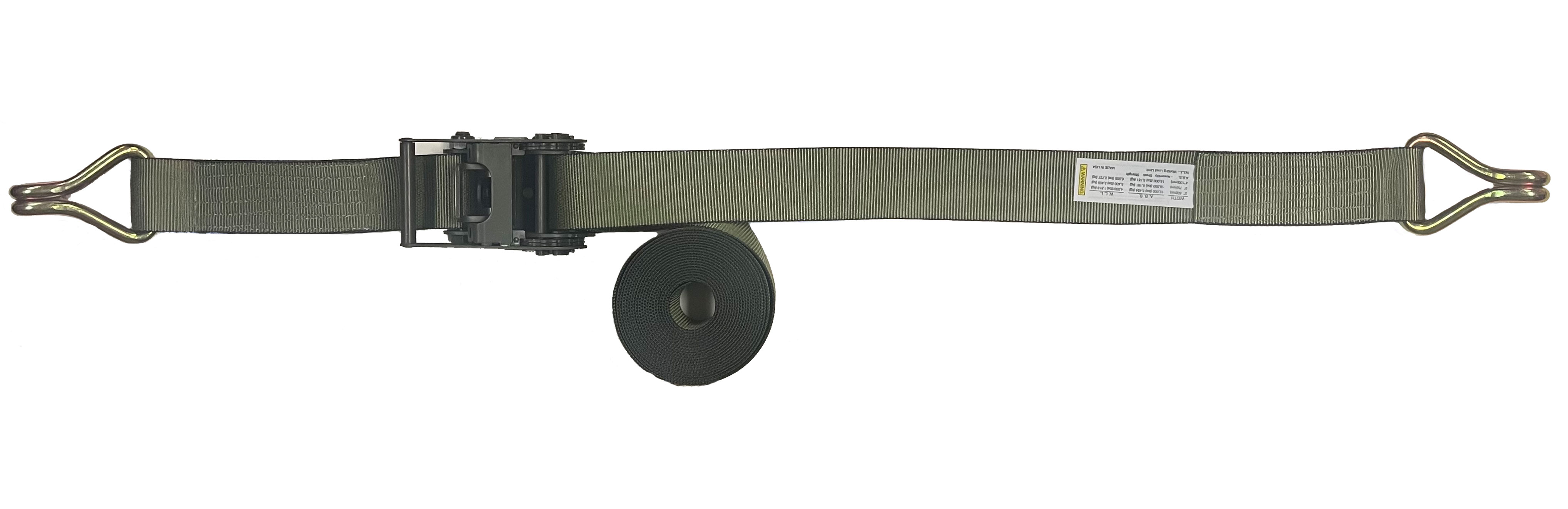 1-Inch Cam Buckle Strap with Wire Hooks