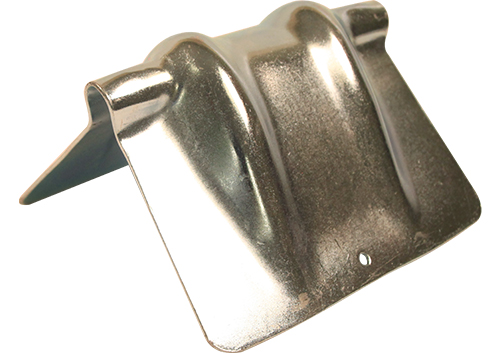 Steel Corner Protector for Chain - Galvanized w/ Groove Scp