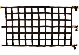 2" Cargo Net 41" x 80" with Ratchet & Spring E Fittings - Black