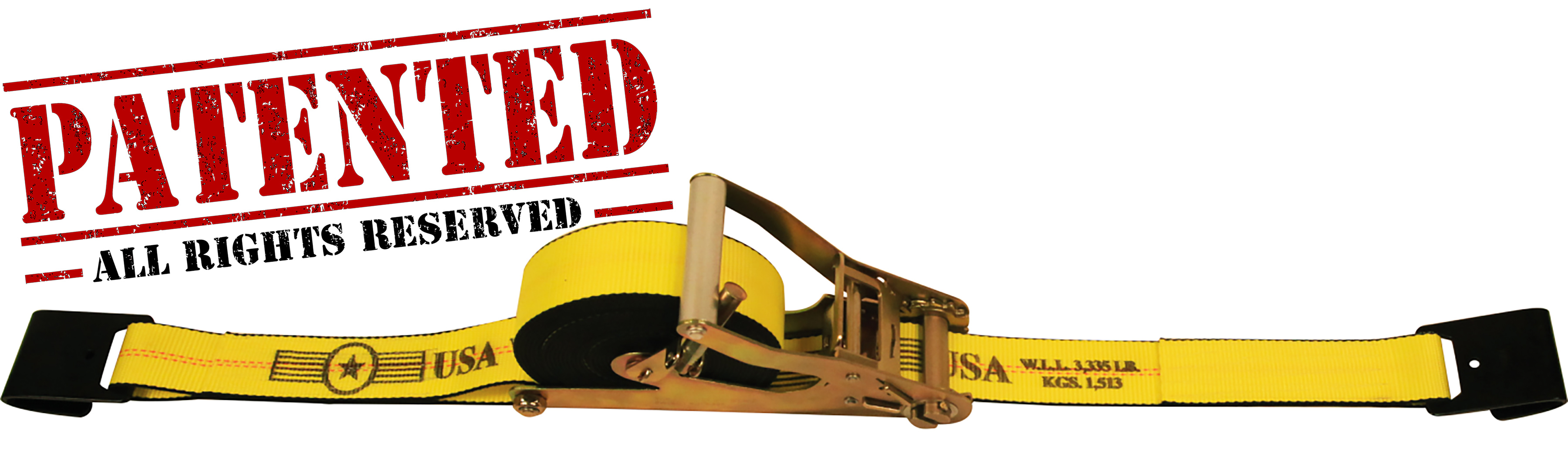 USA Ratchet 2" Self Contained Ratchet Straps Made in the USA