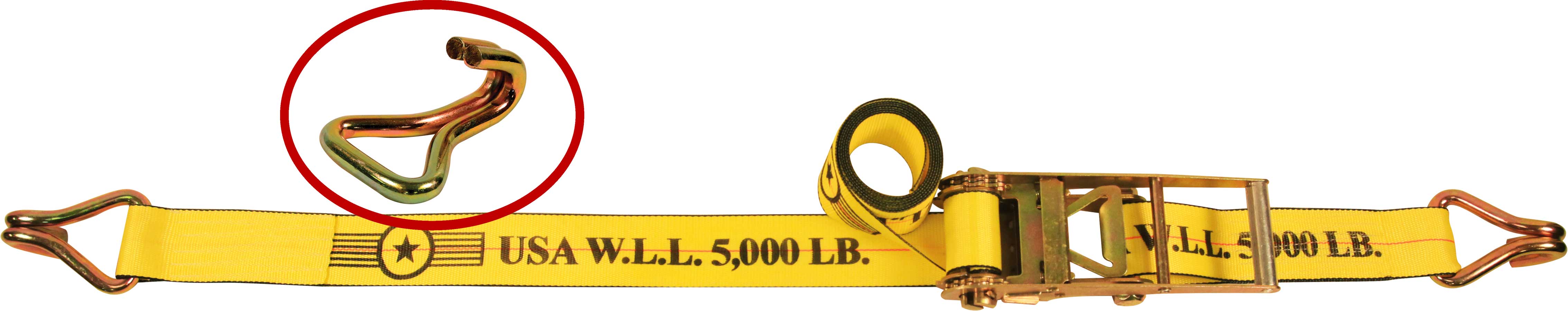 3 Inch Ratchet Straps & Tie Downs for Flatbed Trailers | Made in the USA