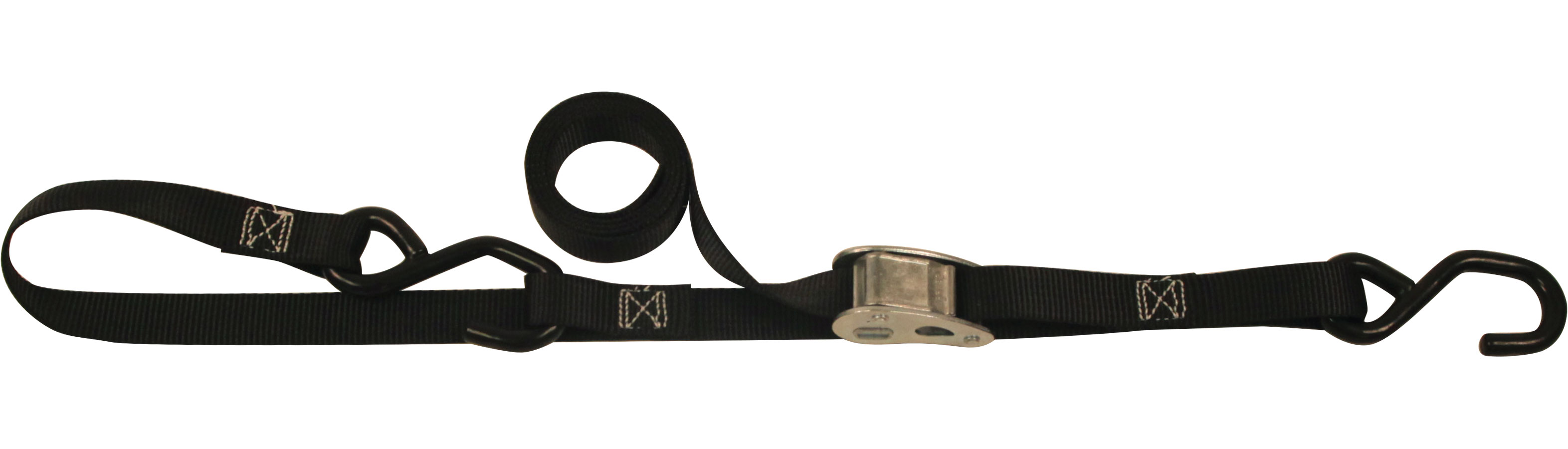 SGT KNOTS Heavy Duty Cam Buckle Transom Strap W/Zinc Plated Hooks