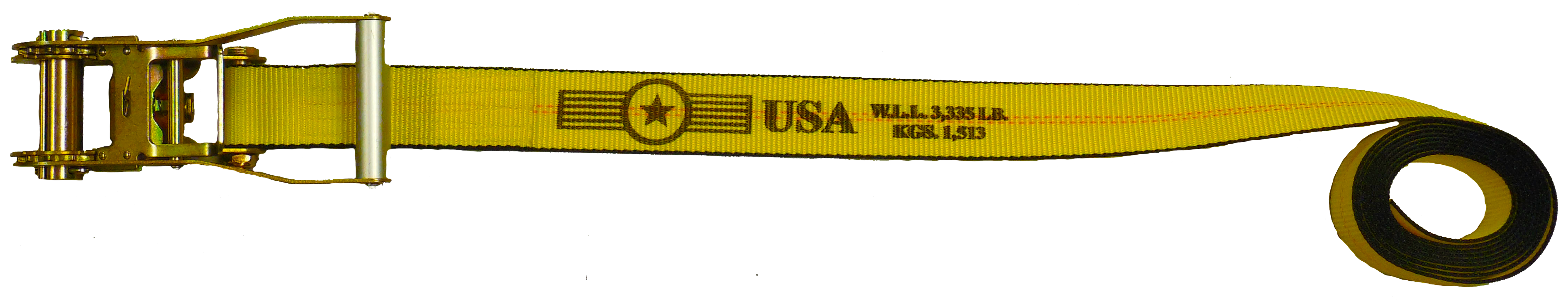2" x 10' Long Wide Handle Endless Ratchet Strap Made in the USA