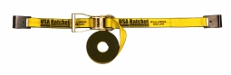 2" x 27' SPIN FREE Ratchet Strap with Flat Hooks