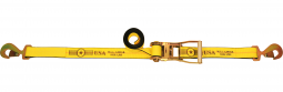 2" x 27' SPIN FREE Heavy Duty Ratchet Strap with Flat Snap Hook