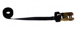 1" x 10' Endless Rubber Grip Handle Ratchet Strap