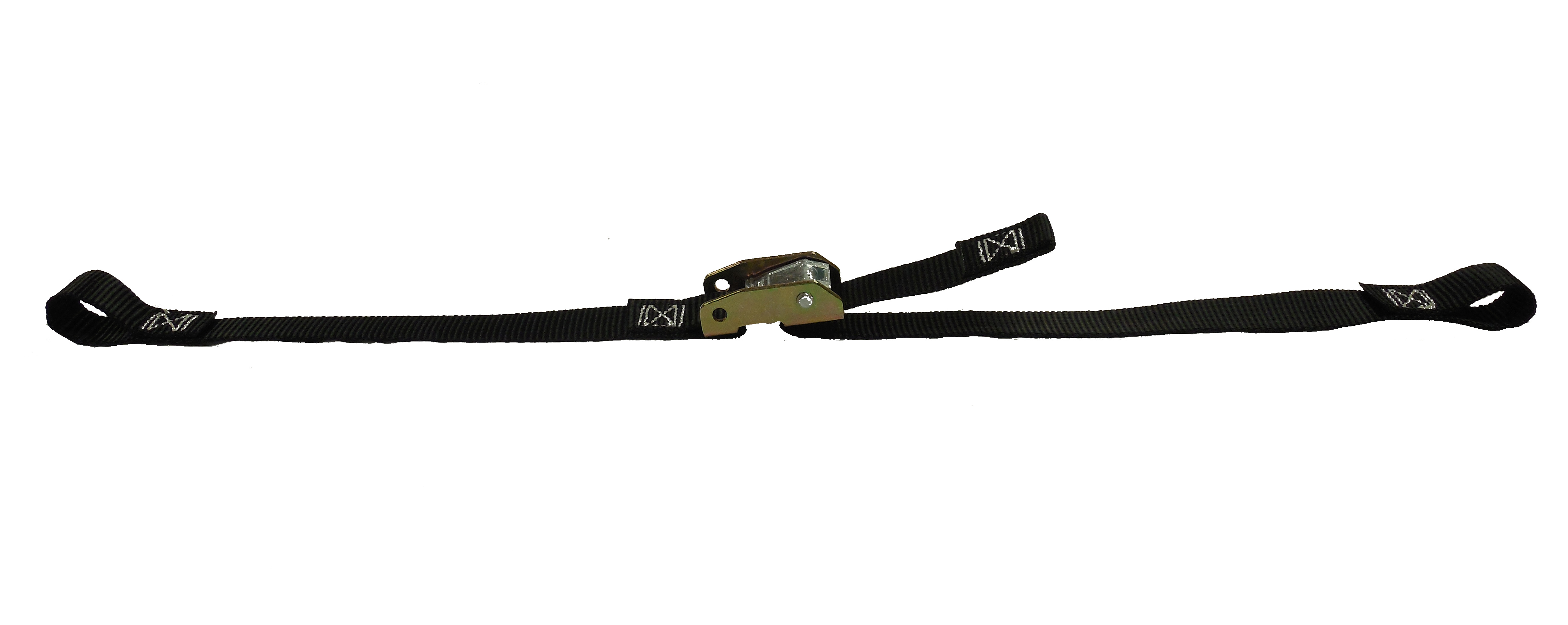2-Inch Fixed End Ratchet Strap - 1 Foot Long