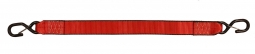 2” x 32” Red Trailer Door Safety Strap with Keeper S-Hooks
