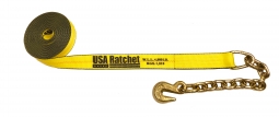 2" x 30' Replacement Strap with Chain Extensions