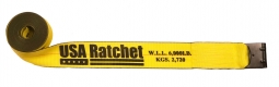 4" x 45' Winch Strap with Flat Hook
