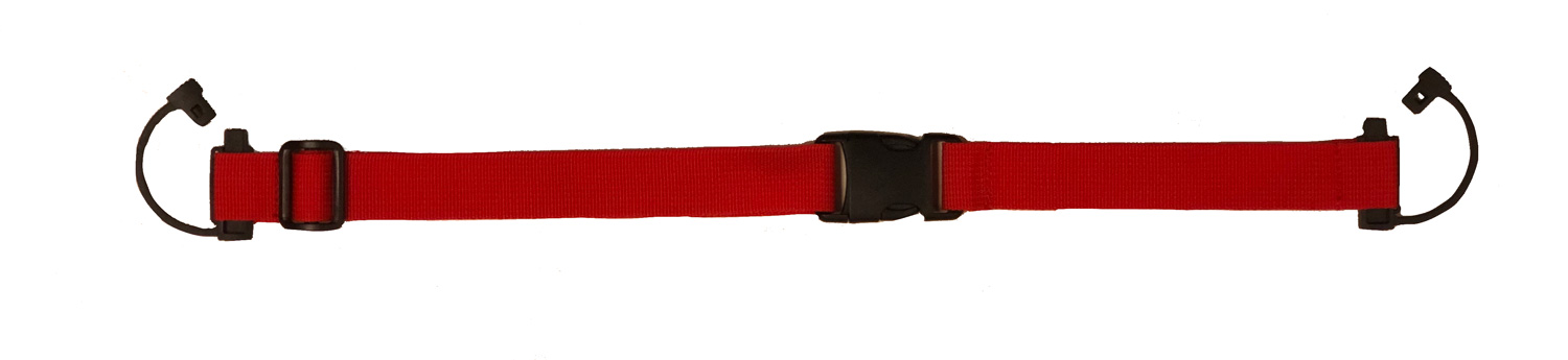 1" x 24" Weather Resistant Adjustable Baby Seat Belt - Red - Meets ASTM F2372